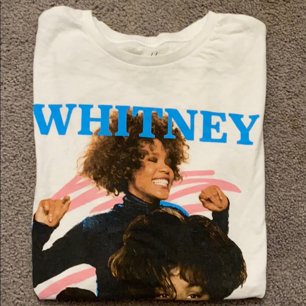 Whitney Houston graphic tee